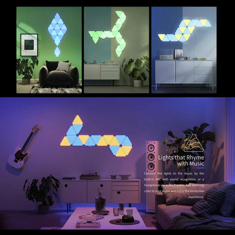 Original Xiaomi Yeelight Smart LED Light Panels 6 PCS