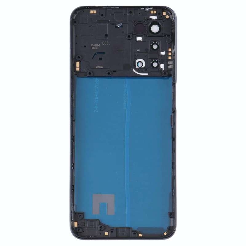 For OPPO A93 5G Battery Back Cover with Middle Frame(Black)