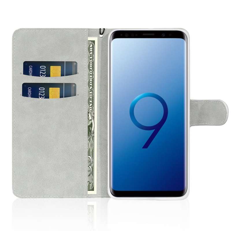 For Samsung Galaxy S9 Plus Glitter Powder Horizontal Flip Leather Case with Card Slots & Holder &...