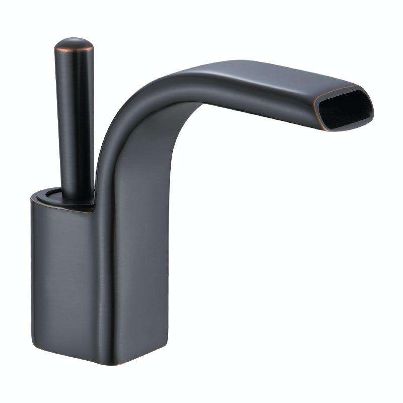 Bathroom All Copper Basin Hot And Cold Water Faucet, Specification: Black Ancient