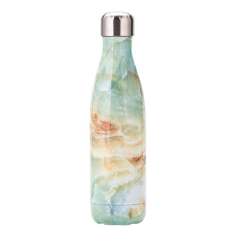 Thermal Cup Vacuum Flask Heat Water Bottle Portable Stainless Steel Sports Kettle, Capacity:500ml...