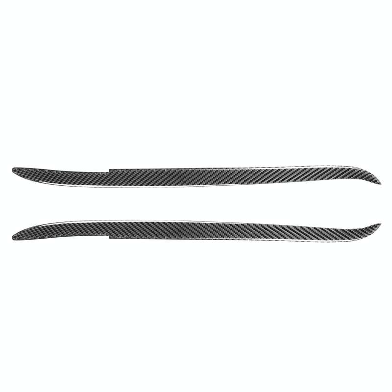 2 PCS / Set Carbon Fiber Car Lamp Eyebrow Decorative Sticker for BMW E39 1997-2003, Drop Glue Ver...