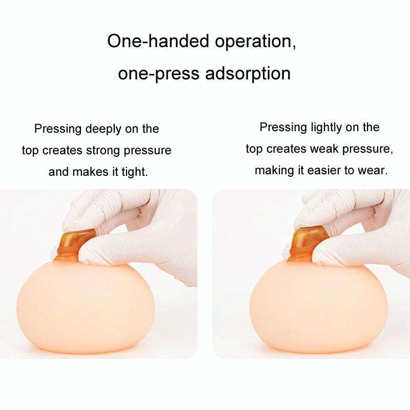 Maternity Inverted Nipple Silicone Corrector For Teen Girls Flat Breast Protector(Transparent)