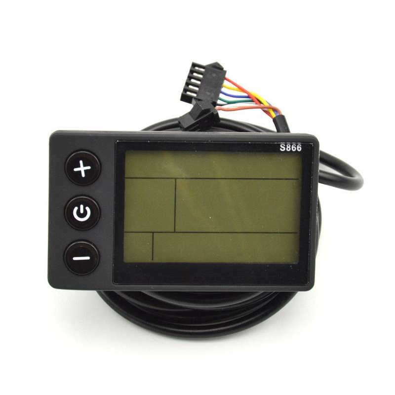 S866 Electric Bicycle Mountain Bike LCD Meter, Specification: B Type