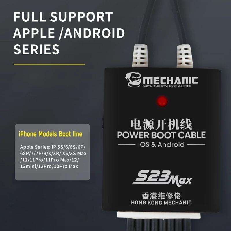 Mechanic S23 Max Power Supply Test Cable for Android / iOS