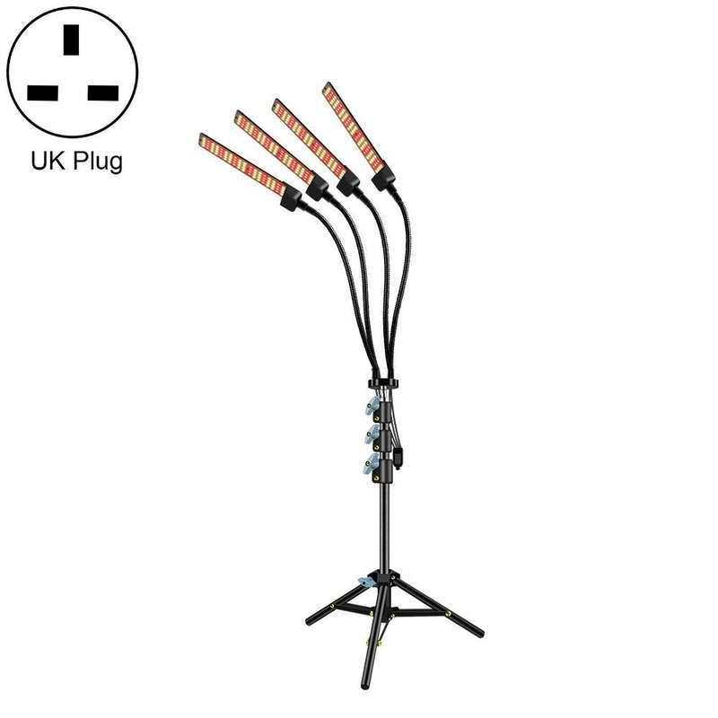 LED Growth Lamp Full-Spectrum Floor Tripod Plant Lamp Indoor Breeding Folding Filling Light, Spec...