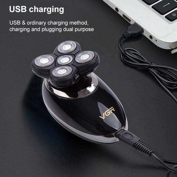 VGR V-302 5W 4 in 1 USB Multi-function Electric Shaver, Plug Type: EU Plug