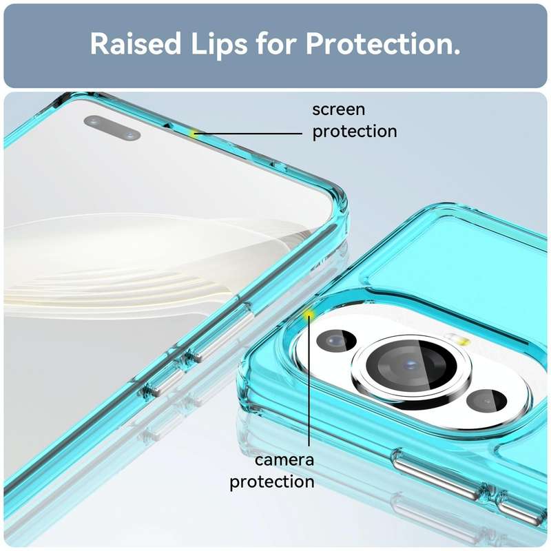 For Huawei Nova 11 Pro Candy Series TPU Phone Case(Transparent Blue)