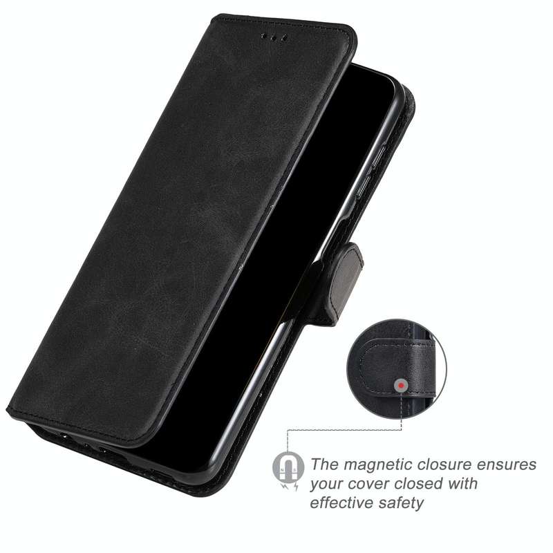 For vivo Y76s / Y76 5G Classic Calf Texture Flip Leather Case(Black)