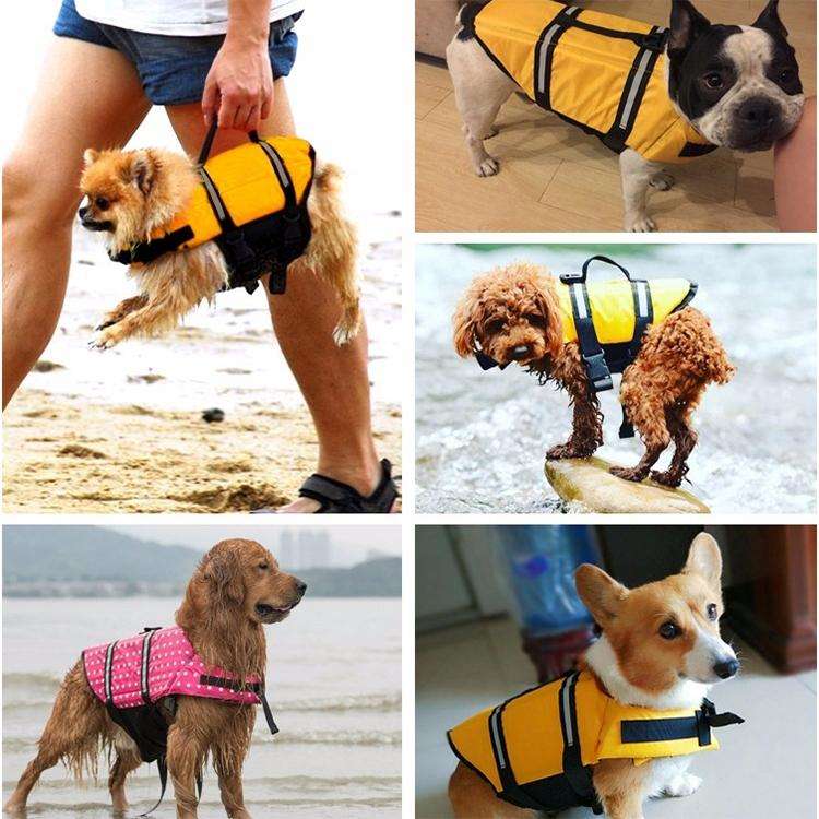 Pet Saver Dog Reflective Stripes Life Vest Jacket for Swimming Boating Surfing, Size: XS (Camoufl...