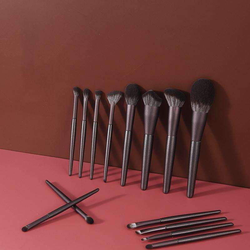Makeup Brush Beginner Trimming Loose Powder Brush Eye Shadow Brush Makeup Brush,Style 14 In 1 Nak...
