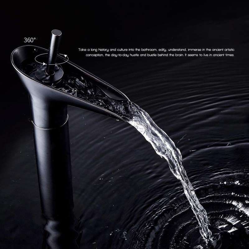 Bathroom Faucet Washbasin Waterfall Hot & Cold Faucet, Specification:84535-1