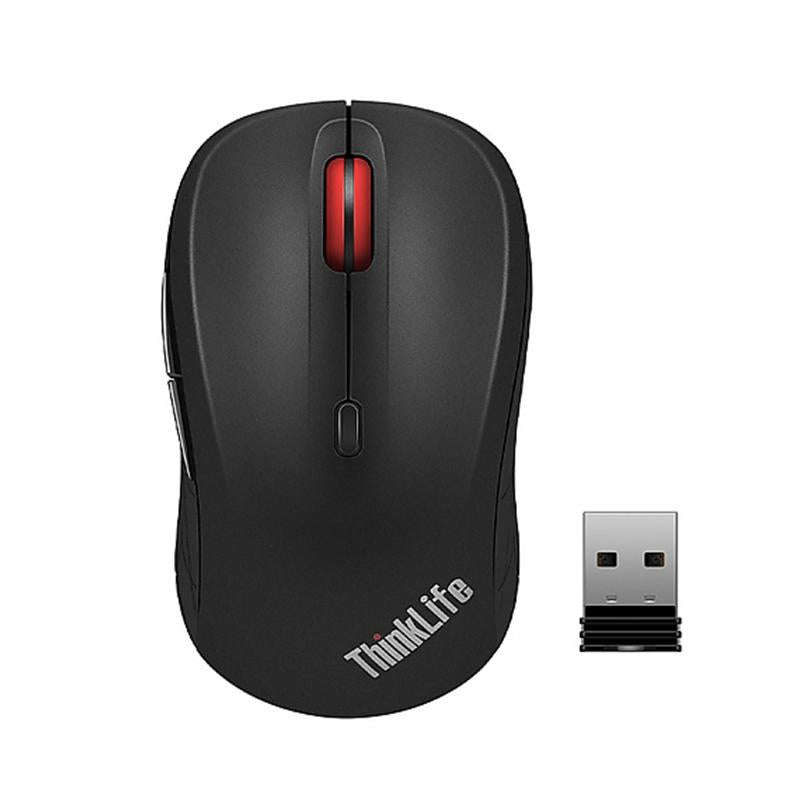 Lenovo ThinkLife Dual Mode Mute Wireless Bluetooth Mouse (Black)