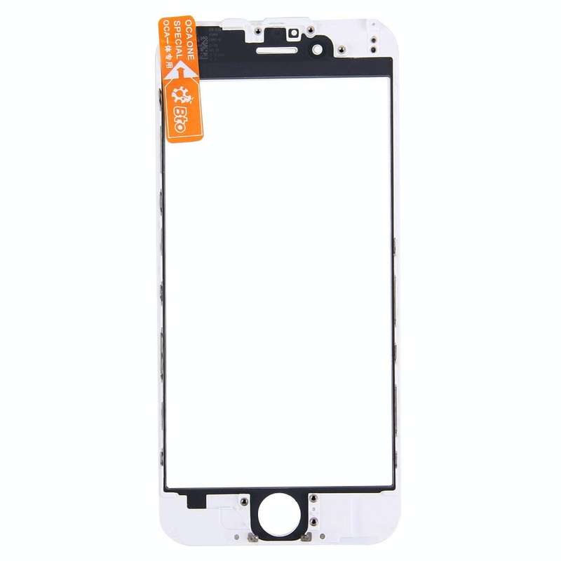 Front Screen Outer Glass Lens with Front LCD Screen Bezel Frame & OCA Optically Clear Adhesive fo...