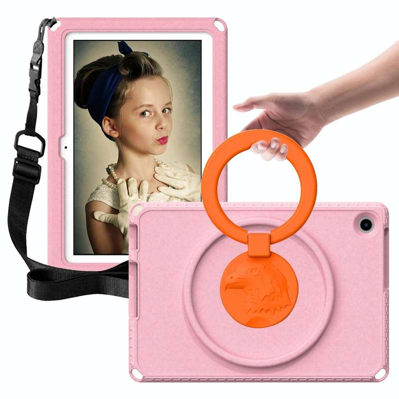 For Lenovo Tab M10 3rd Gen 10.1 TB-328 EVA Hard PC Shockproof Tablet Case(Pink)