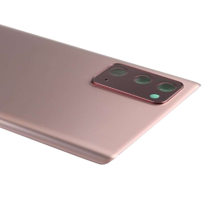 For Samsung Galaxy Note20 Battery Back Cover with Camera Lens Cover (Rose Gold)