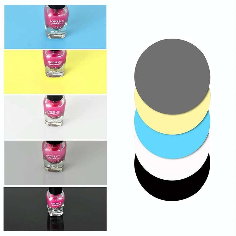 Rotating Booth PVC Background Board Live Product Display Accessories, Random Color Delivery, Spec...