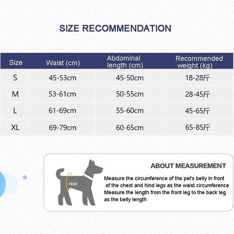 Injured Dog Auxiliary Leash Front and Rear Leg Double Slings For Large and Medium-sized Dogs, Siz...