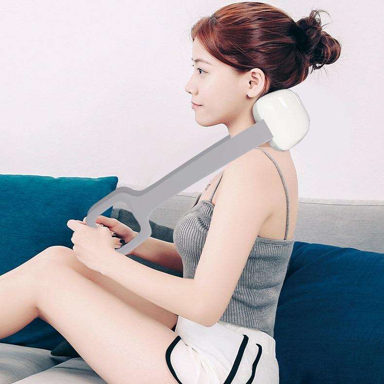 Electric Heating Cervical Massager, Specification: English(White)