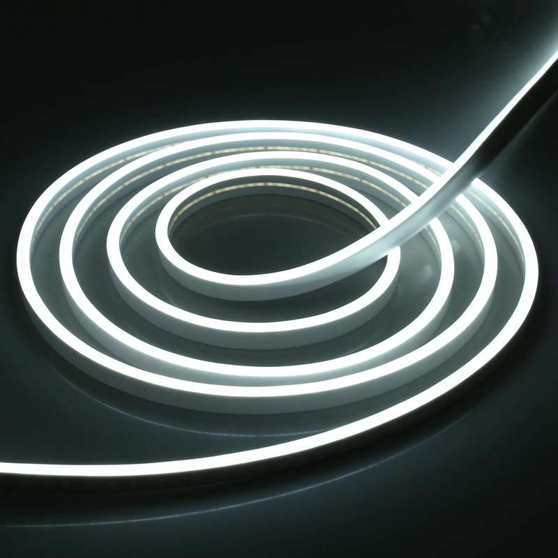 CJ-1206 12V 6A 5m IP65 Waterproof Silicone Neon LED Strip Light(White)