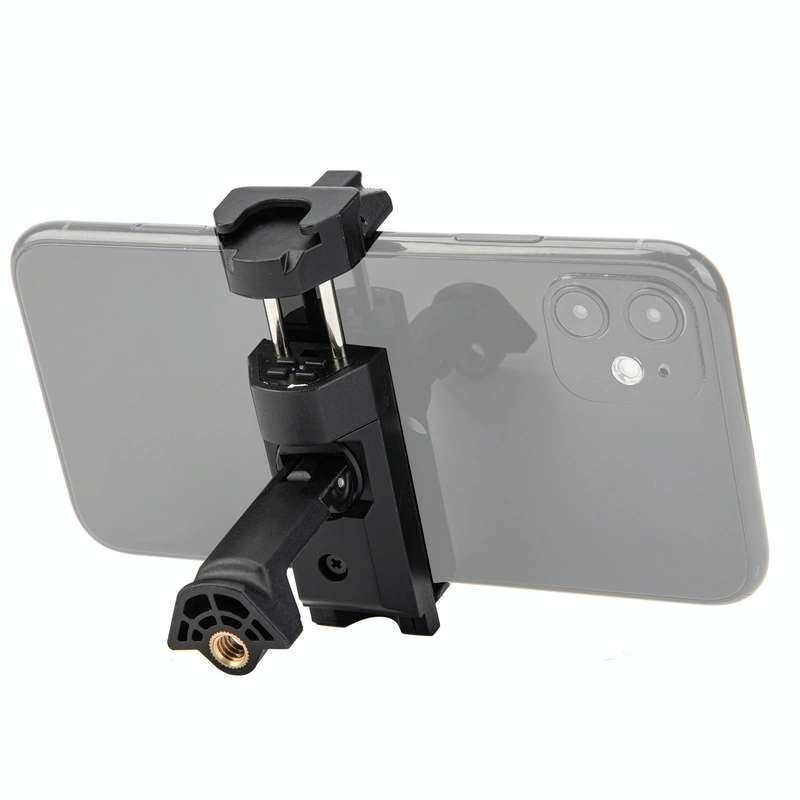 Fotopro SJ-36+ 360 Degree Rotation Horizontal and Vertical Tripod Mount Adapter Phone Clamp Brack...