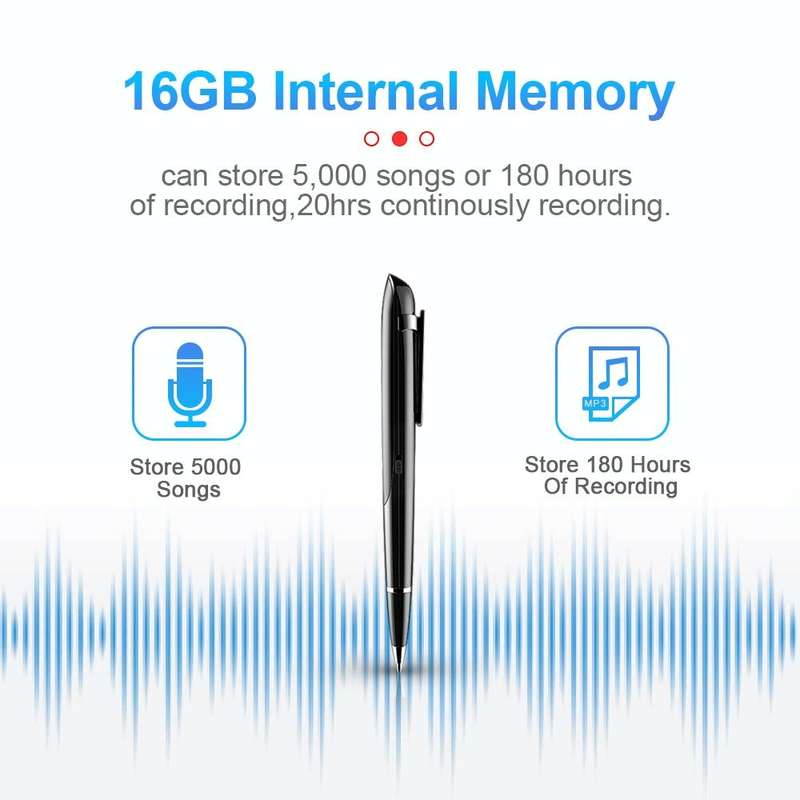 Q9 AI Intelligent High-definition Noise Reduction Conference Recording Pen Voice Control Recorder...