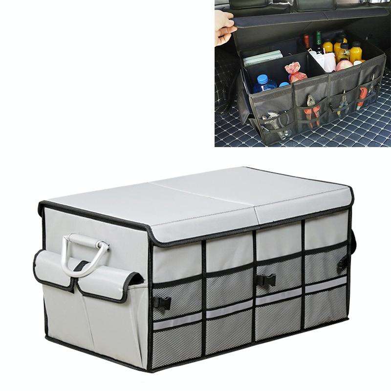 Car Trunk Foldable Storage Box, Capacity: 66L (Grey)