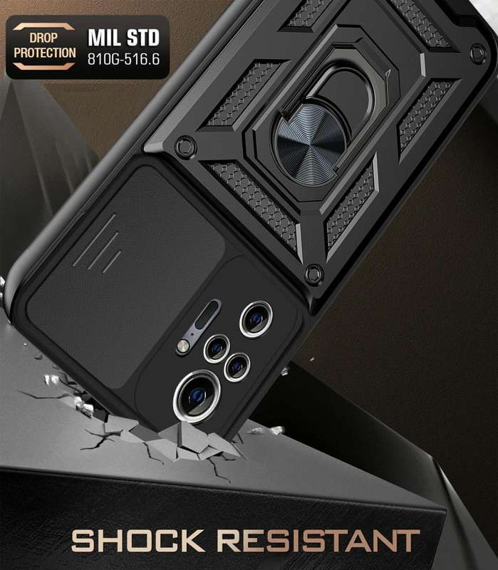 For Xiaomi Redmi Note 10 Pro Sliding Camera Cover Design TPU+PC Protective Case(Dark Green)