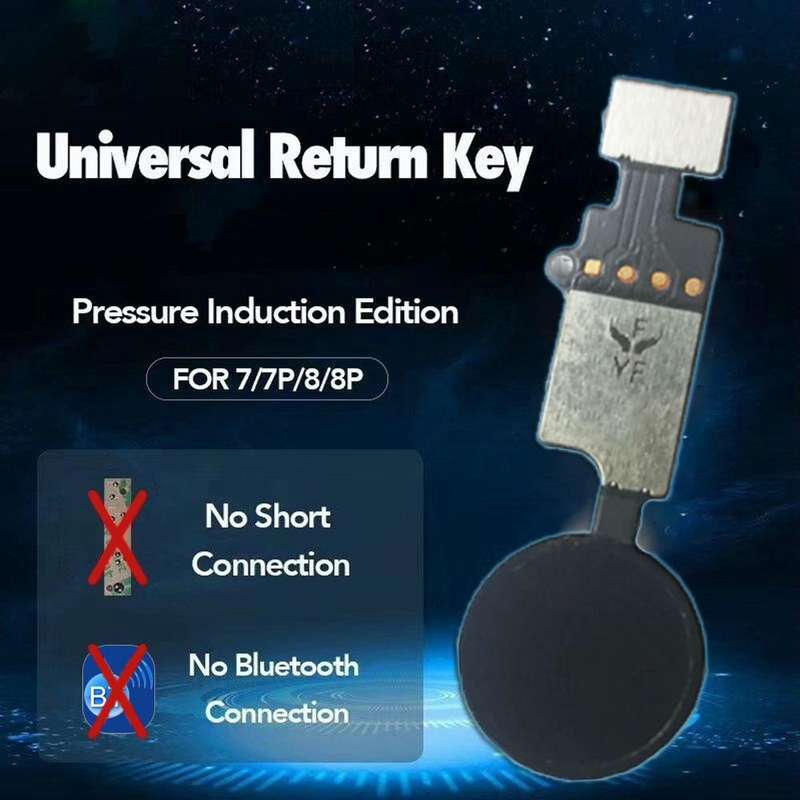 Home Button (3rd ) with Flex Cable (Not Supporting Fingerprint Identification) for iPhone 8 Plus ...