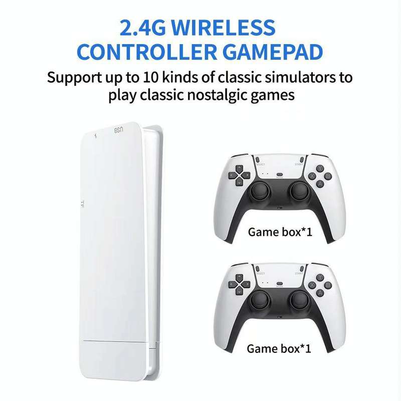 M15 HDMI HD 4K TV Dual Handle Game Console 128G 30000 Games