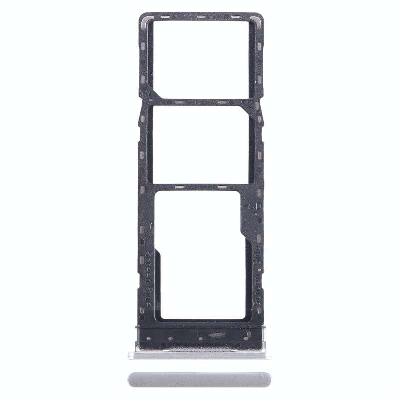For Infinix Hot 20 X6826 SIM Card Tray + SIM Card Tray + Micro SD Card Tray (White)