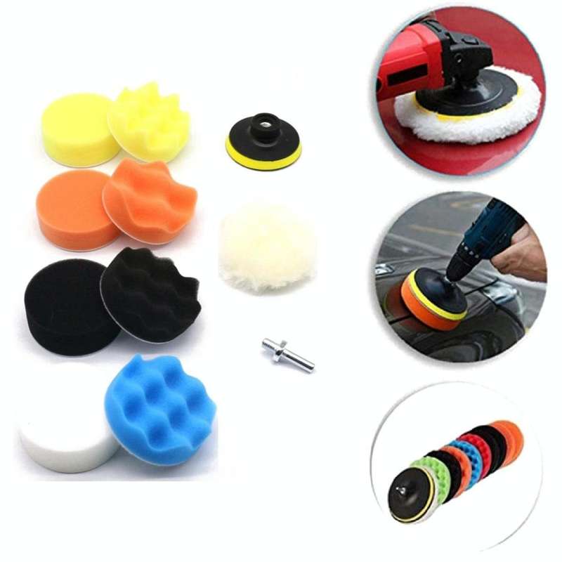 5 Inch 11 In 1 3-7 Inch Car Polishing and Waxing Sponge Plate Sponge Pad Set