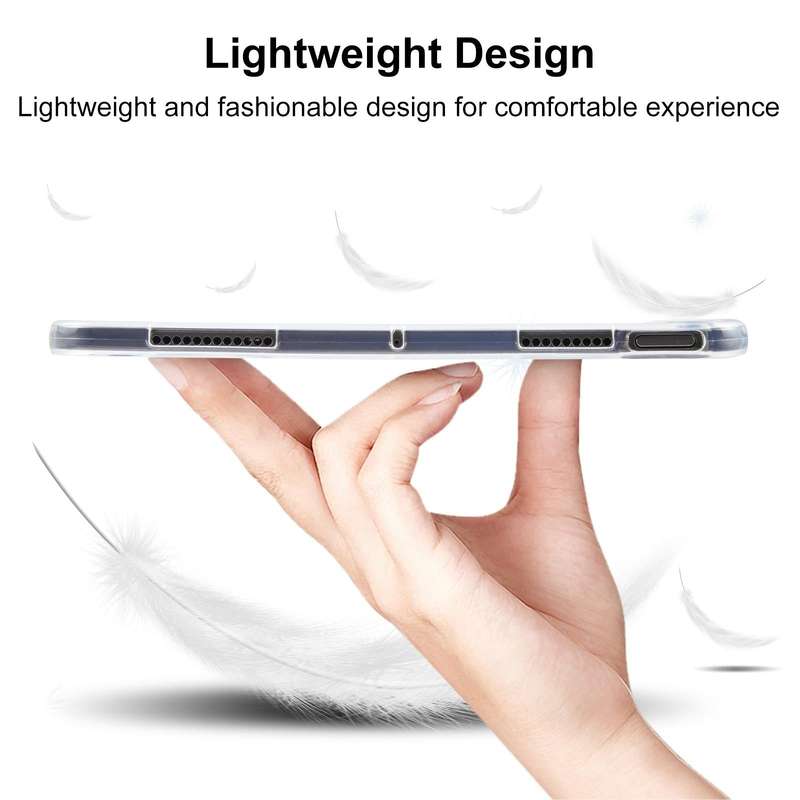 For Samsung Galaxy Tab A 8.0 2019 / T295 TPU Tablet Case (Frosted Clear)