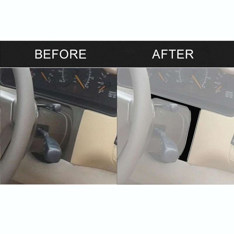 For Mercedes-Benz E-Class W210 1996-2002 Car Speedometer Below Decorative Sticker, Right Drive