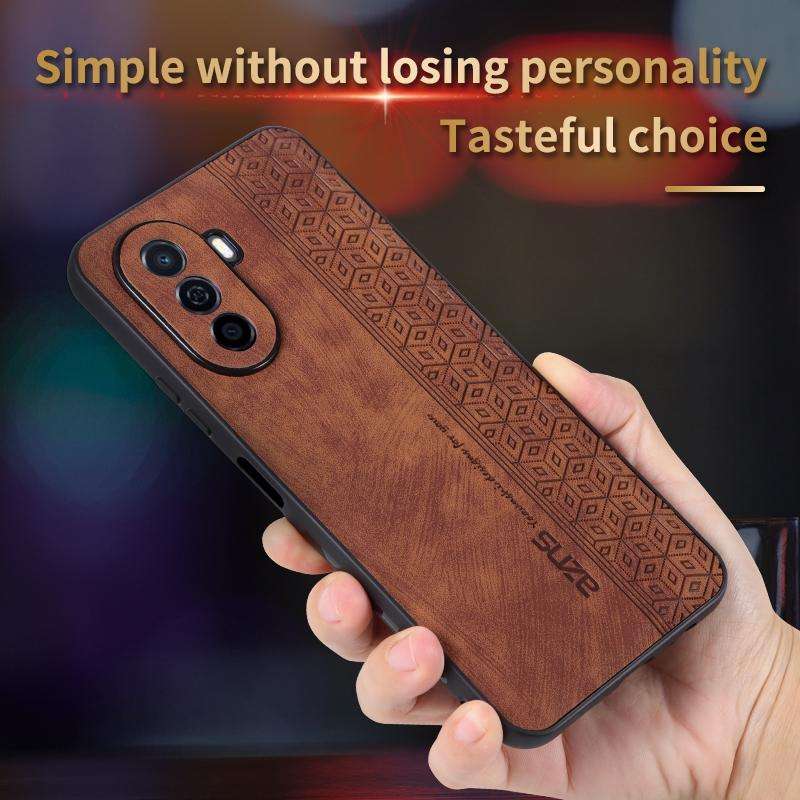For Huawei Enjoy 50 / nova Y70 AZNS 3D Embossed Skin Feel Phone Case(Dark Green)