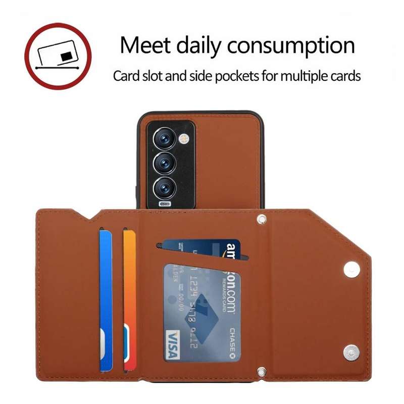For Tecno Camon 18 Premier Skin Feel PU + TPU + PC Phone Case(Brown)
