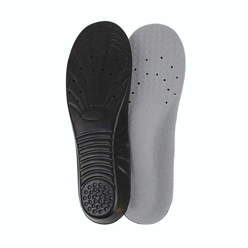 Shock Absorption Thickening Slow Rebound Soft and Comfortable Wicking Insole, Size:M(Black Backgr...