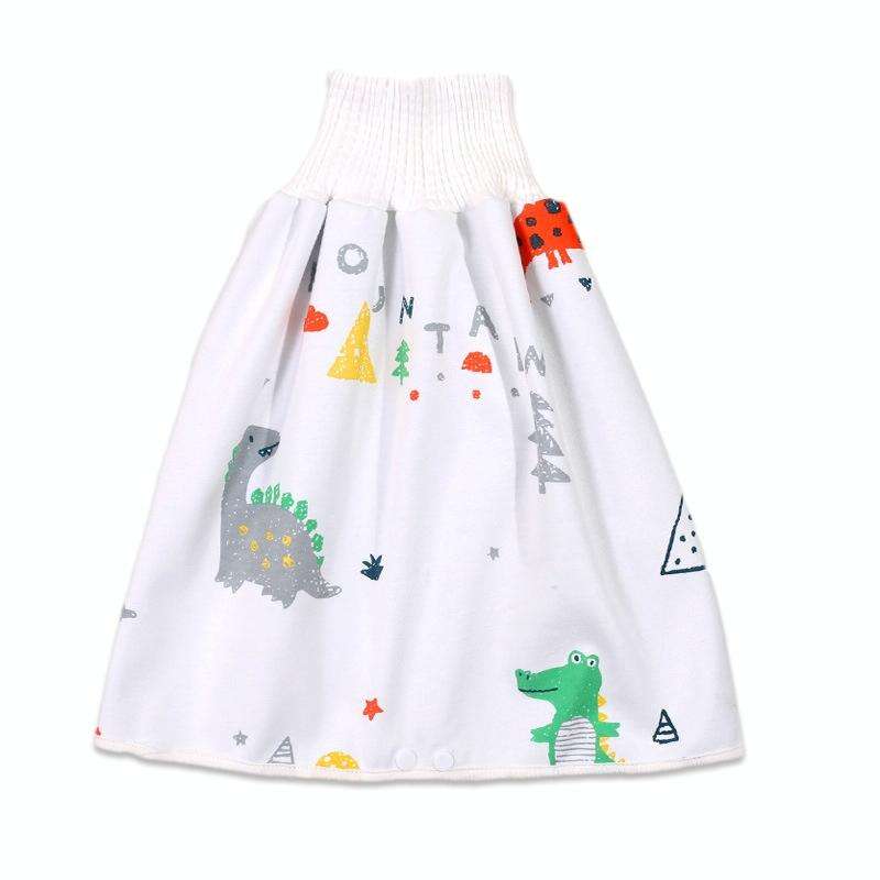 Baby Water-Proof And Leak-Proof Cloth Diapers Children Washable Cotton Cloth Bed-Wetting Skirt Pa...