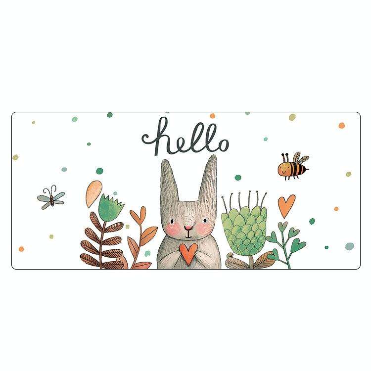 Cute Cartoon Non-Slip Desk Mat, Size: 400 x 900 x 1.5mm Not Overlocked(006)