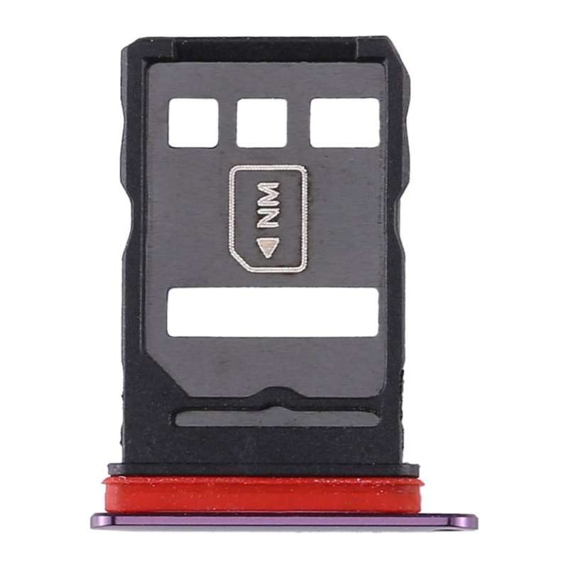 SIM Card Tray + NM Card Tray for Huawei Mate 30 (Purple)