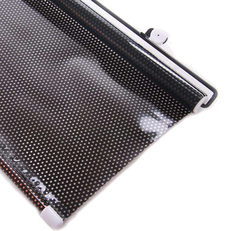 Retractable Car Window Sun Shade for Automobile Back Windshield, Size: 125cm x 45cm, Random Color...