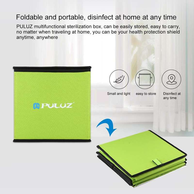 PULUZ 20cm UVC Light Germicidal Sterilizer Disinfection Tent Box