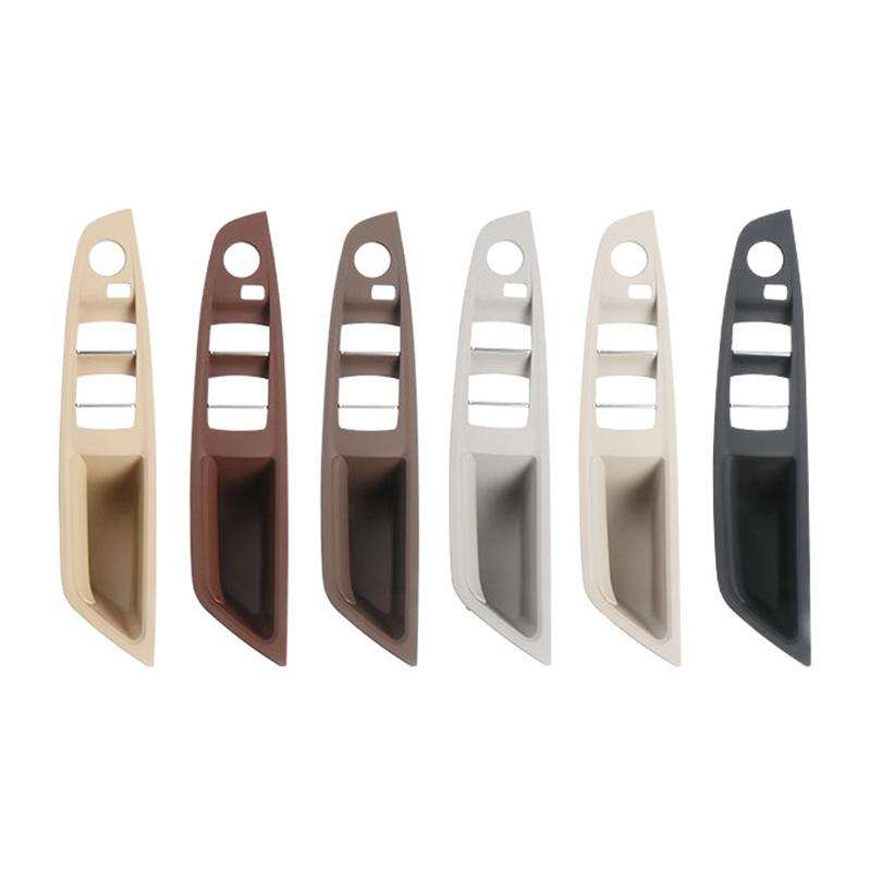 For BMW F10 2011-2017 Right Driving Car Door Window Lift Switch Trim Panel (Beige White)