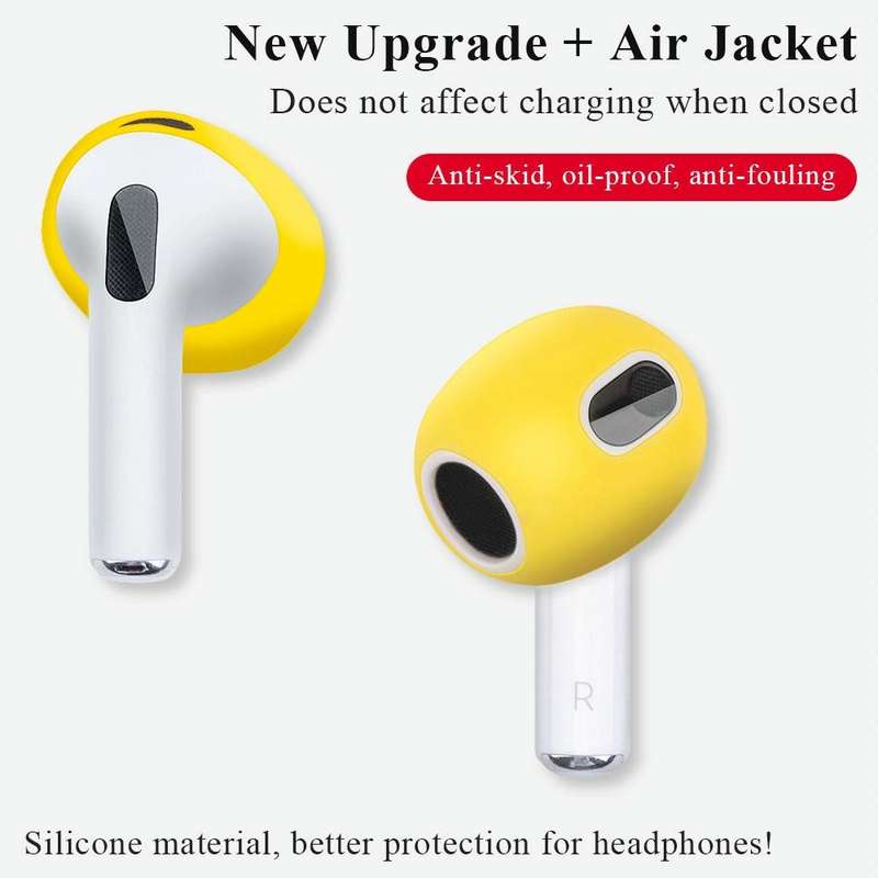 Ear Cap Silicone Protective Case for AirPods 3(Orange)
