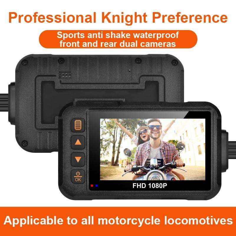 SE60 3.0 inch 1080P Waterproof HD Motorcycle DVR, Support TF Card / Cycling Video / Parking Monit...