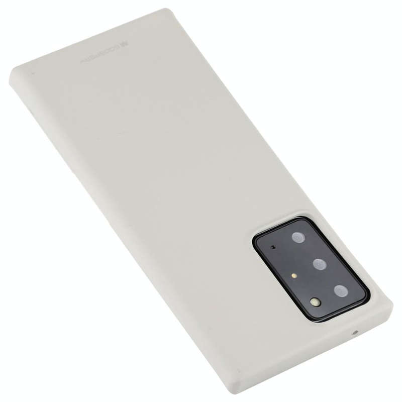For Samsung Galaxy Note20 Ultra GOOSPERY SOFT FEELING Liquid TPU Drop-proof Soft Case(Grey)