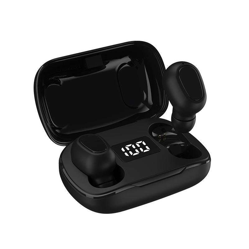 L21 Pro IPX7 Waterproof Wireless Bluetooth Earphone with Charging Box & Digital Display, Support ...