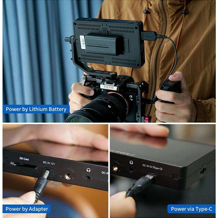 FEELWORLD F6 PLUSX 5.5 inch High Bright 1600nit Touch Screen DSLR Camera Field Monitor IPS FHD192...
