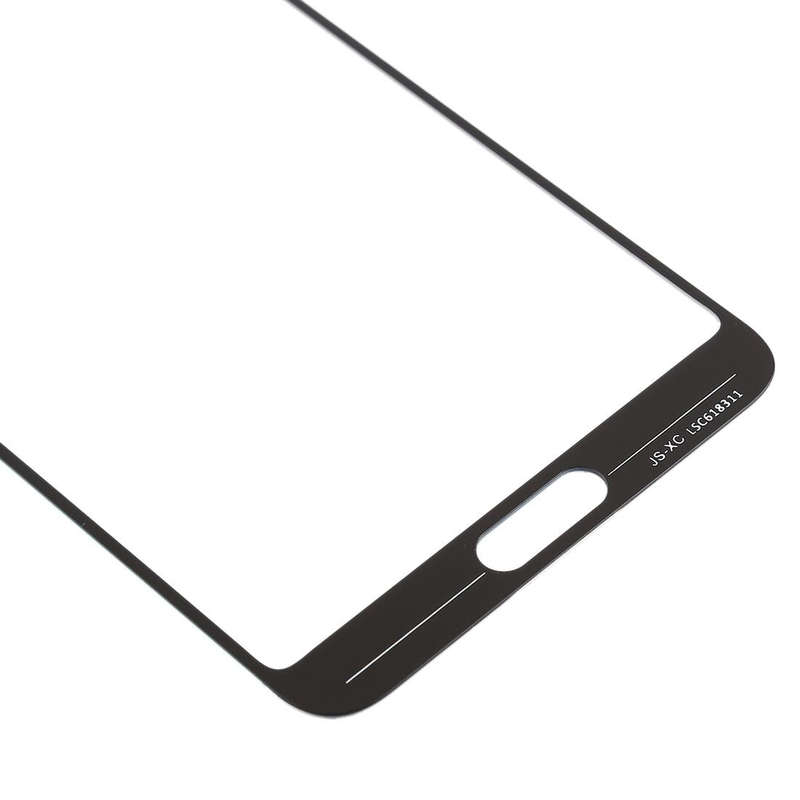 For Huawei P20  10PCS Front Screen Outer Glass Lens (Black)