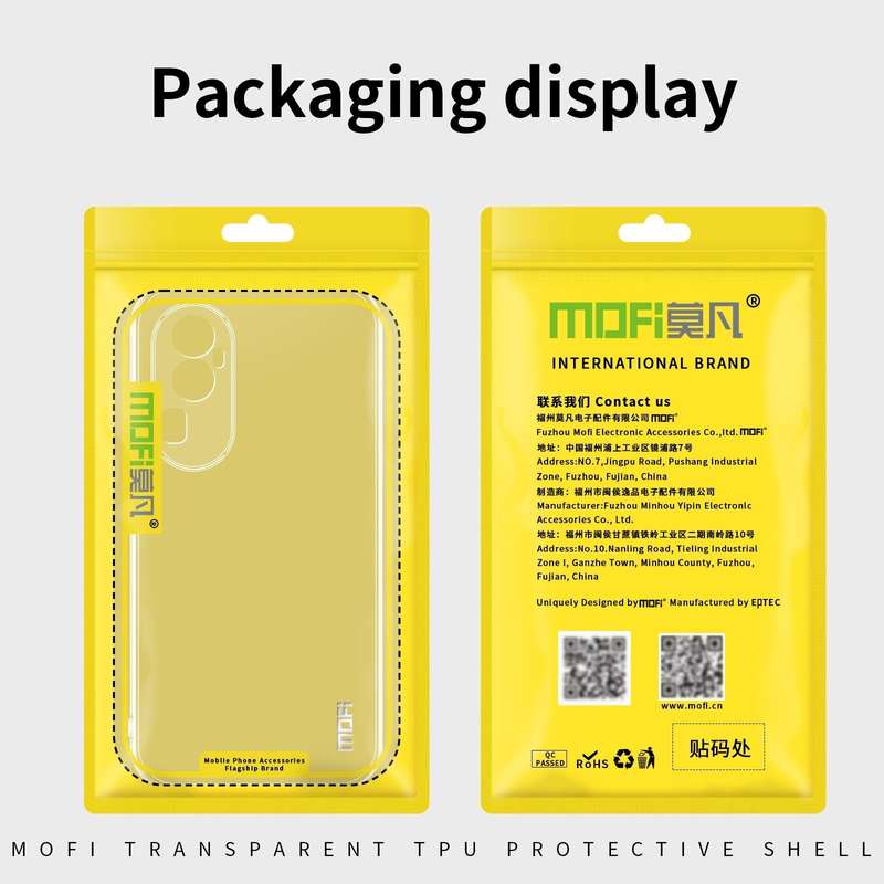For OPPO A79 5G / A2 MOFI Ming Series Transparent Ultra-thin TPU Phone Case(Transparent)